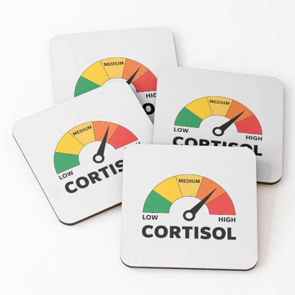 Item preview, The Health Effects of High Cortisol Levels Cortisol Stress Hormone Health & Wellness Awareness designed and sold by Clairenity Studio.