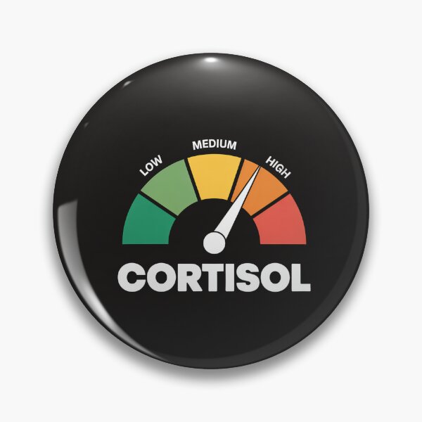 Item preview, The Health Effects of High Cortisol Levels Cortisol Stress Hormone Health & Wellness Awareness designed and sold by Clairenity Studio.