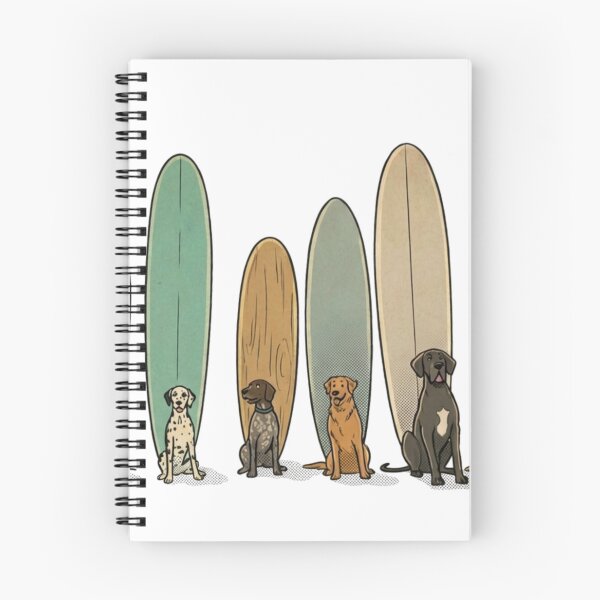 Item preview, Surf Dogs - The 4 legged lineup designed and sold by Kathunk Designs.
