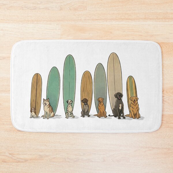 Item preview, Surf Dogs - The 4 legged lineup designed and sold by Kathunk Designs.
