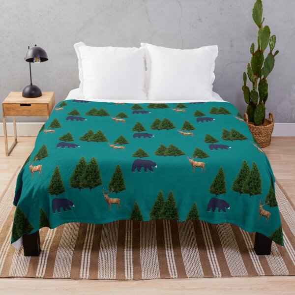 Item preview, Forest Wildlife Minimal Design – Bear and Deer Illustration designed and sold by tarzbol.