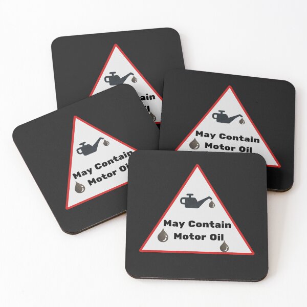 Item preview, May Contain Motor oil designed and sold by WhiteHiposWear.