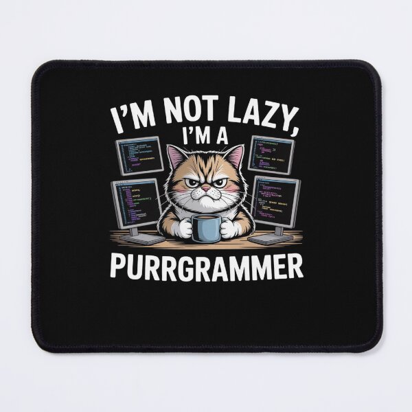 Item preview, Cat Programmer designed and sold by Mateusz Majcherek.