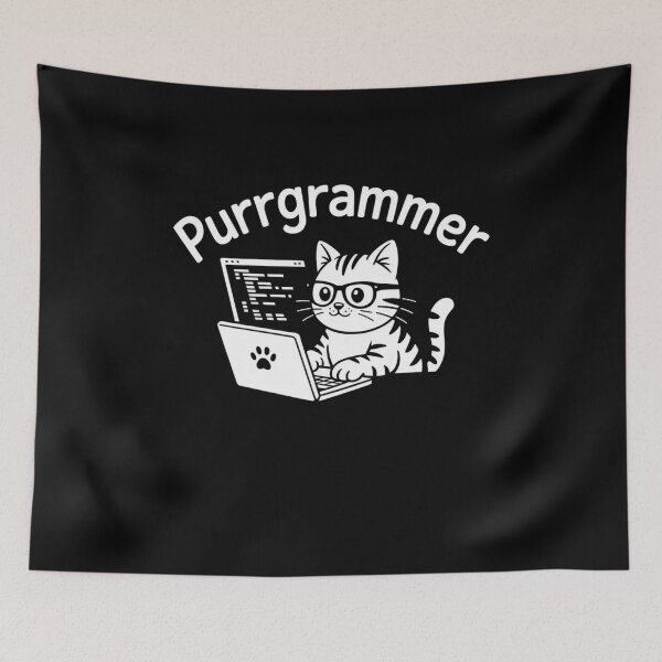 Item preview, Cat Programmer designed and sold by Mateusz Majcherek.