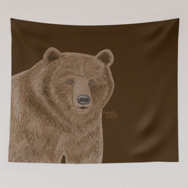 Item preview, Brown bear - Pencils drawing designed and sold by Aurealis Creatief.