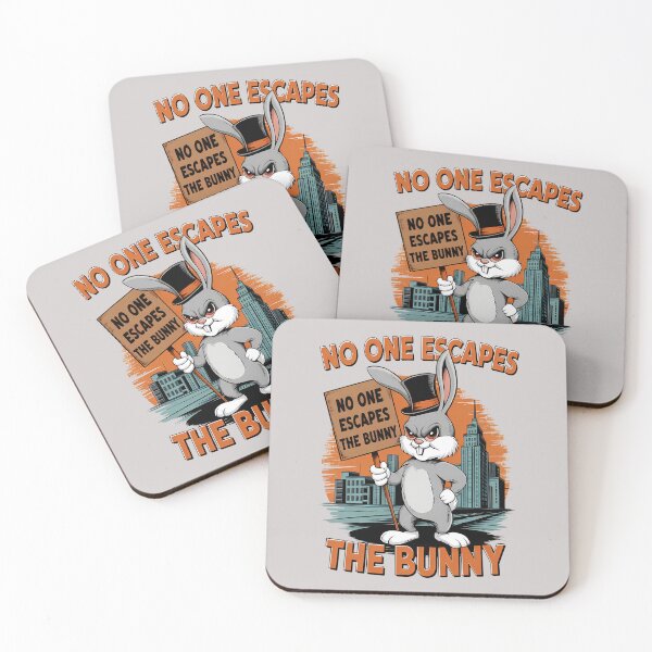 Item preview, Bad Bunny with a Message - Evil Easter bunny designed and sold by Art-Arcade6.