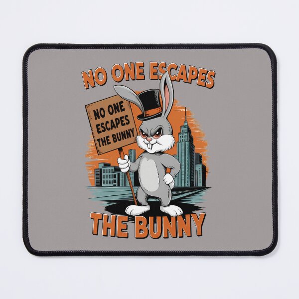 Item preview, Bad Bunny with a Message - Evil Easter bunny designed and sold by Art-Arcade6.