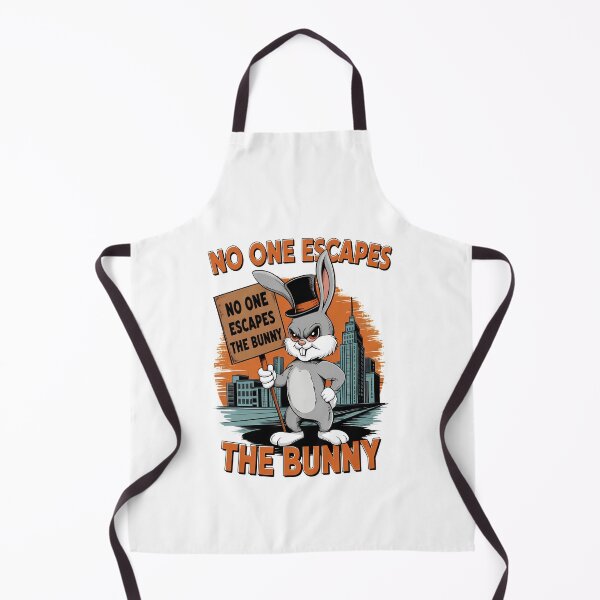 Item preview, Bad Bunny with a Message - Evil Easter bunny designed and sold by Art-Arcade6.