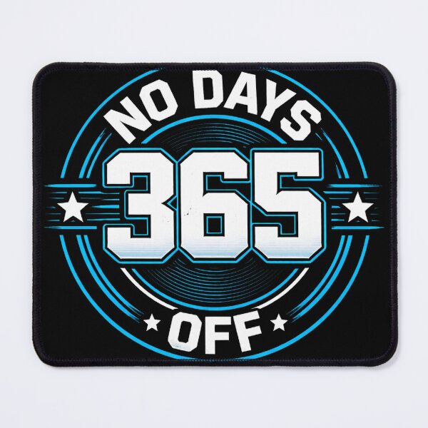 Item preview, No Days Off 365 Motivational Discipline Badge designed and sold by the-dovlat.