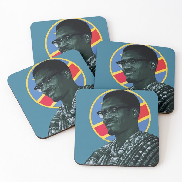 Item preview, Vintage Patrice Lumumba Pan-African Portrait | Congo Independence Leader | Black history designed and sold by Youngkev-arts.
