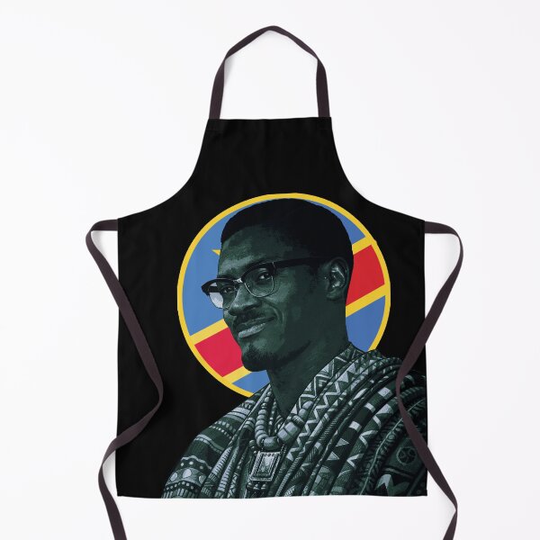 Item preview, Vintage Patrice Lumumba Pan-African Portrait | Congo Independence Leader | Black history designed and sold by Youngkev-arts.