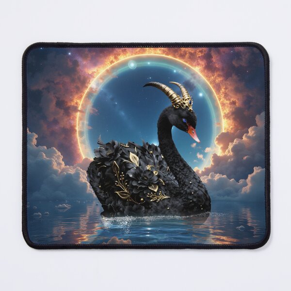 Item preview, Celestial Black Swan – Guardian of the Moonfire Veil. designed and sold by nicky2342.