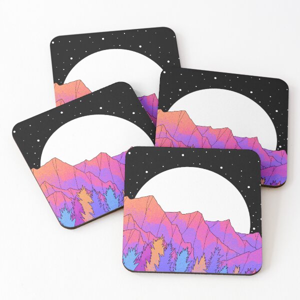 Item preview, Vibrant lands under the stars designed and sold by Swadeillustrations.