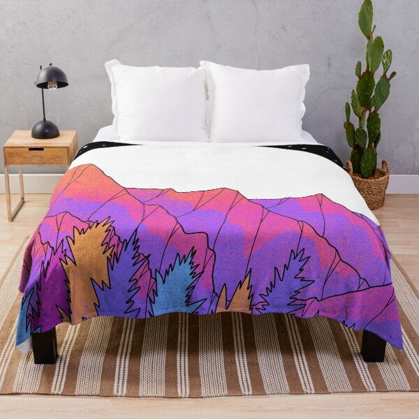 Item preview, Vibrant lands under the stars designed and sold by Swadeillustrations.