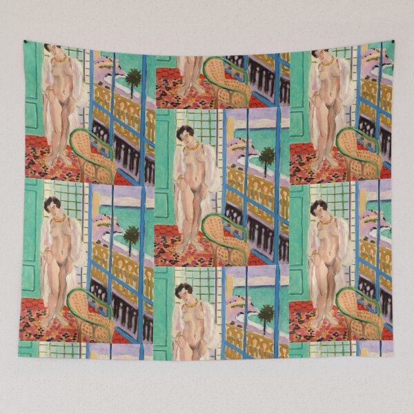 Item preview, Nu a La Fenetre by Henri Matisse: Fauvist Mediterranean Interior Poster designed and sold by artofuniverse.