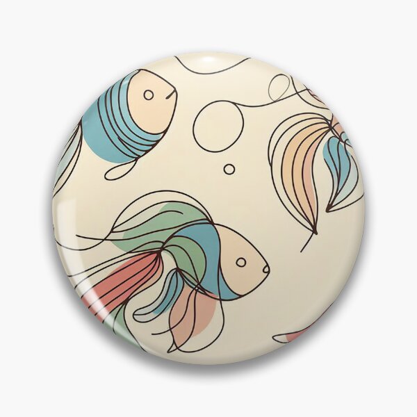 Item preview, Swim into creativity with our fish patterns designed and sold by Vanich-Panich.