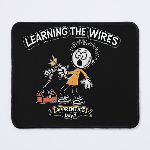 Item preview, Electrician Apprentice Day 1 Shirt – Learning The Wires Funny Electrical Trainee Gift designed and sold by Popstudio85.