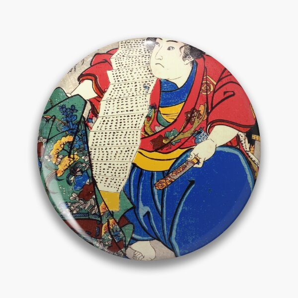 Item preview, Crouching samurai Utagawa Kuniyoshi designed and sold by frederic Lecut.