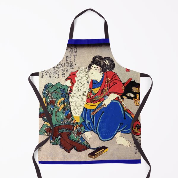 Item preview, Crouching samurai Utagawa Kuniyoshi designed and sold by frederic Lecut.