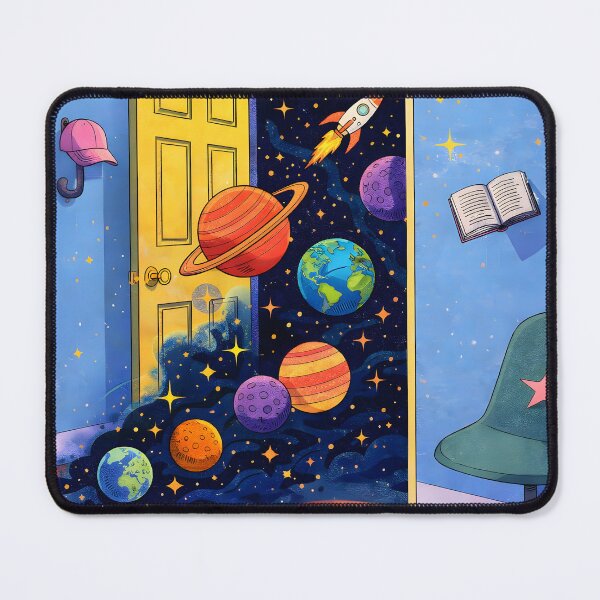 Item preview, Open Door to the Universe Fantasy Art Print designed and sold by Matinez Pink.