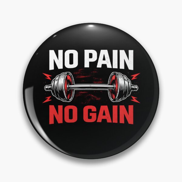 Item preview, No Pain No Gain Gym Workout Quote designed and sold by the-dovlat.