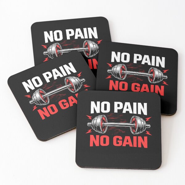 Item preview, No Pain No Gain Gym Workout Quote designed and sold by the-dovlat.