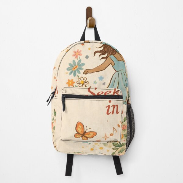 Item preview, Seek Delight in Life Whimsical Floral Art designed and sold by Matinez Pink.