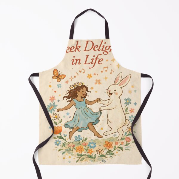 Item preview, Seek Delight in Life Whimsical Floral Art designed and sold by Matinez Pink.