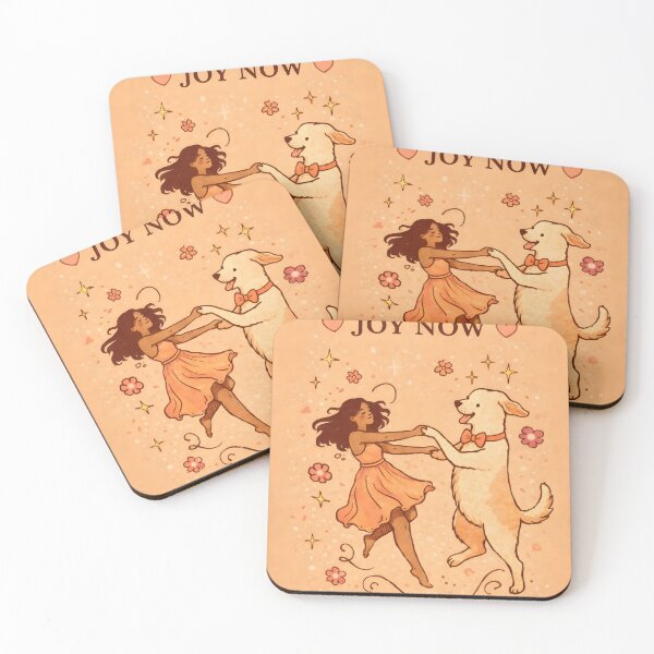 Item preview, Welcome Joy Now Heartwarming Dog Art designed and sold by Matinez Pink.