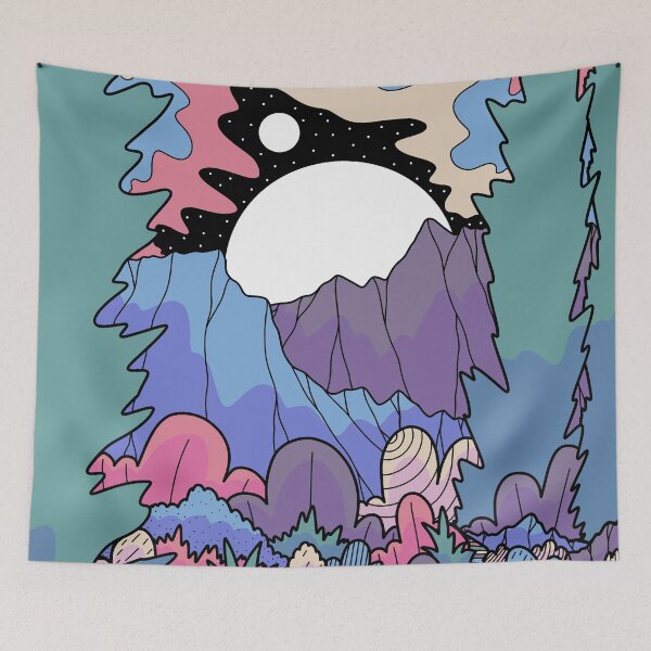 Item preview, Forest night walk designed and sold by Swadeillustrations.