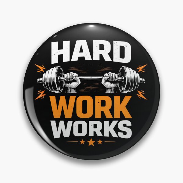 Item preview, Hard Work Works Motivational Fitness Quote designed and sold by the-dovlat.