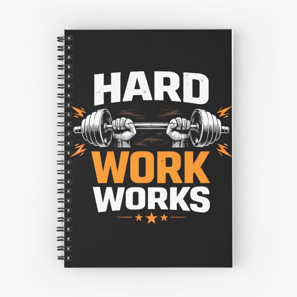 Item preview, Hard Work Works Motivational Fitness Quote designed and sold by the-dovlat.