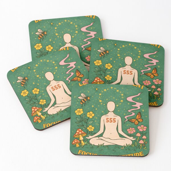 Item preview, Let Go & Be Present Mindfulness Art designed and sold by Matinez Pink.