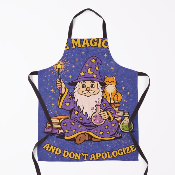 Item preview, Be Magical and Don’t Apologize Wizard Art designed and sold by Matinez Pink.