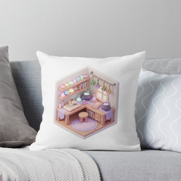 Item preview, Isometric Potion Shop – Cute Pastel Witch Alchemy Room designed and sold by KAYJAY DESIGNS.