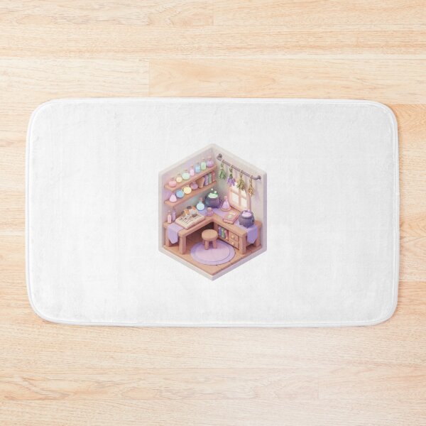 Item preview, Isometric Potion Shop – Cute Pastel Witch Alchemy Room designed and sold by KAYJAY DESIGNS.