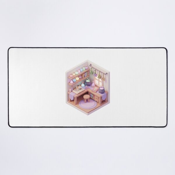 Item preview, Isometric Potion Shop – Cute Pastel Witch Alchemy Room designed and sold by KAYJAY DESIGNS.