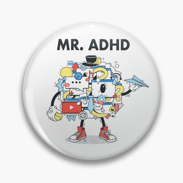 Item preview, Mr.ADHD | ADHD parody designed and sold by Gamma-Ray.