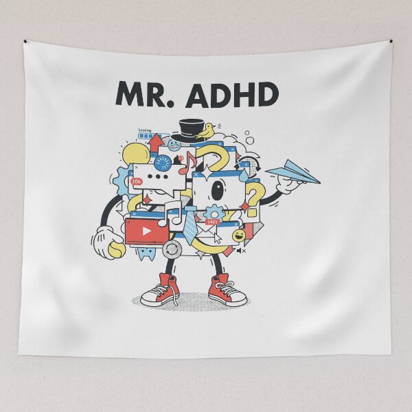 Item preview, Mr.ADHD | ADHD parody designed and sold by Gamma-Ray.