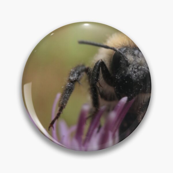 Item preview, Bumblebee on Purple Flower Macro with Pollen Details designed and sold by vikko-art.