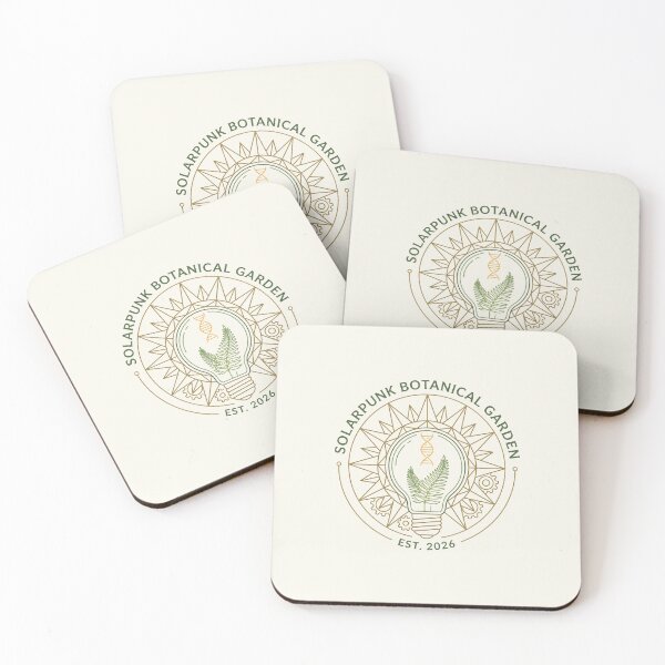 Item preview, Solarpunk Botanical Tech Emblem – Eco Futurism Lightbulb Logo designed and sold by KAYJAY DESIGNS.