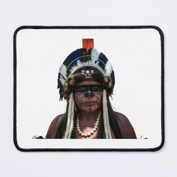 Item preview, Native American Chief Portrait – Spirit of the Warrior designed and sold by ArthurShu.