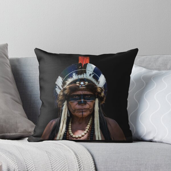 Item preview, Native American Chief Portrait – Spirit of the Warrior designed and sold by ArthurShu.