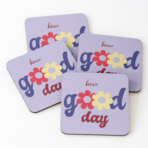 Item preview, Retro Floral Have A Good Day Positive Message designed and sold by GunnuDesigns.