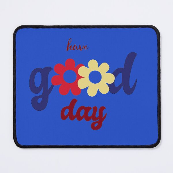 Item preview, Retro Floral Have A Good Day Positive Message designed and sold by GunnuDesigns.