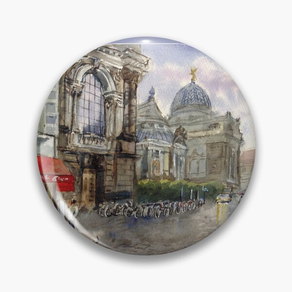 Item preview, Dresden view. Watercolor painting. Germany designed and sold by Colibri77.