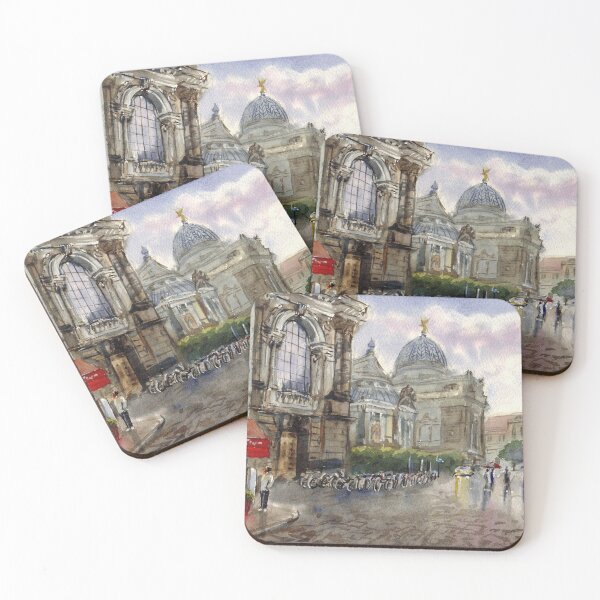 Item preview, Dresden view. Watercolor painting. Germany designed and sold by Colibri77.