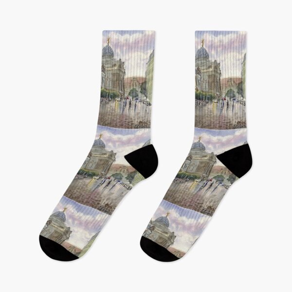Item preview, Dresden view. Watercolor painting. Germany designed and sold by Colibri77.