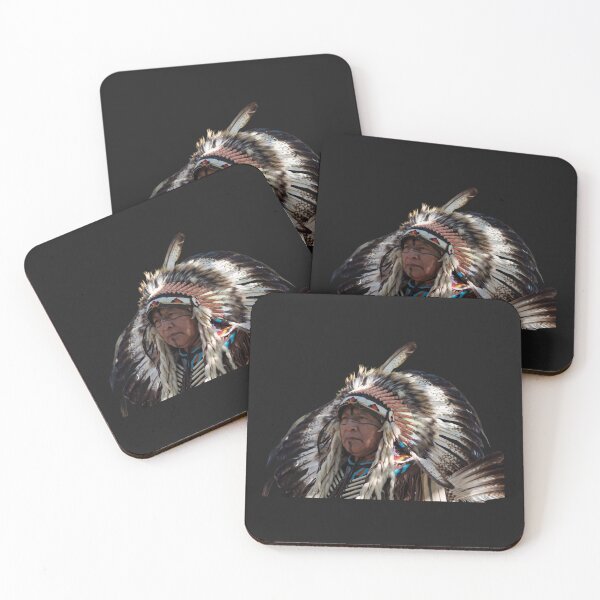 Item preview, Native American Chief Portrait – Spirit of the Warrior designed and sold by ArthurShu.