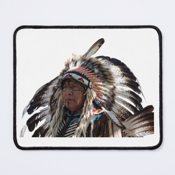 Item preview, Native American Chief Portrait – Spirit of the Warrior designed and sold by ArthurShu.